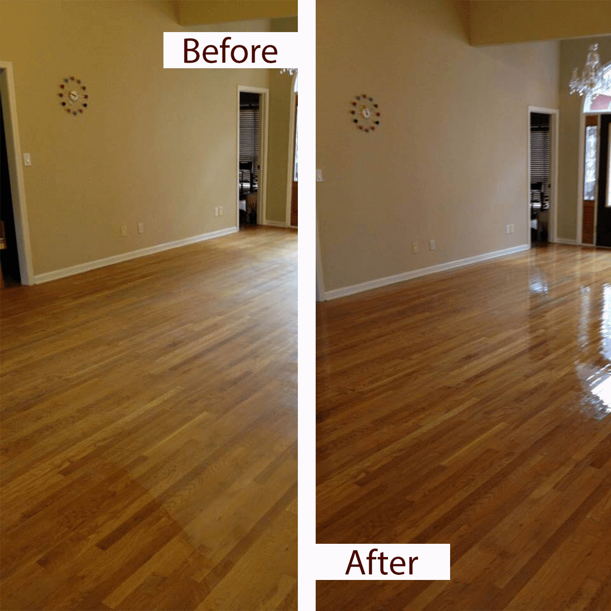 hardwood-floor-resurfacing-before-after hardwood floor resurfacing in Oak Park, IL