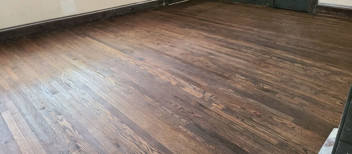 After a hardwood floor refinishing in chicago